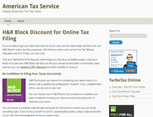 Tablet Screenshot of americantaxservice.org